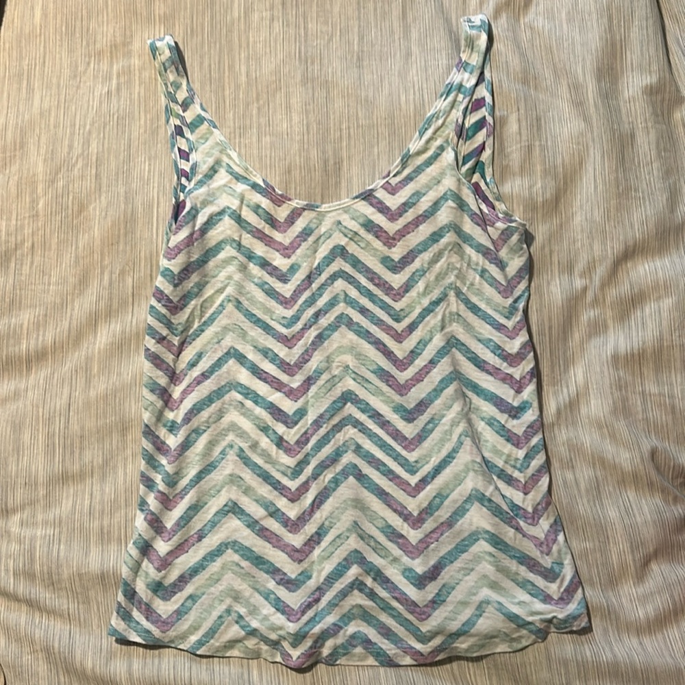 PINK striped tank top